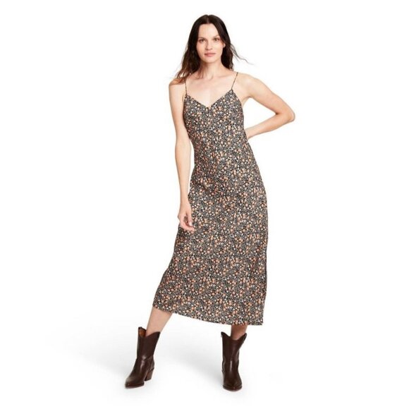 Women's Floral Print Slip Dress SOLD OUT style! Hard to find - Nili Lotan x Targ - Picture 1 of 3